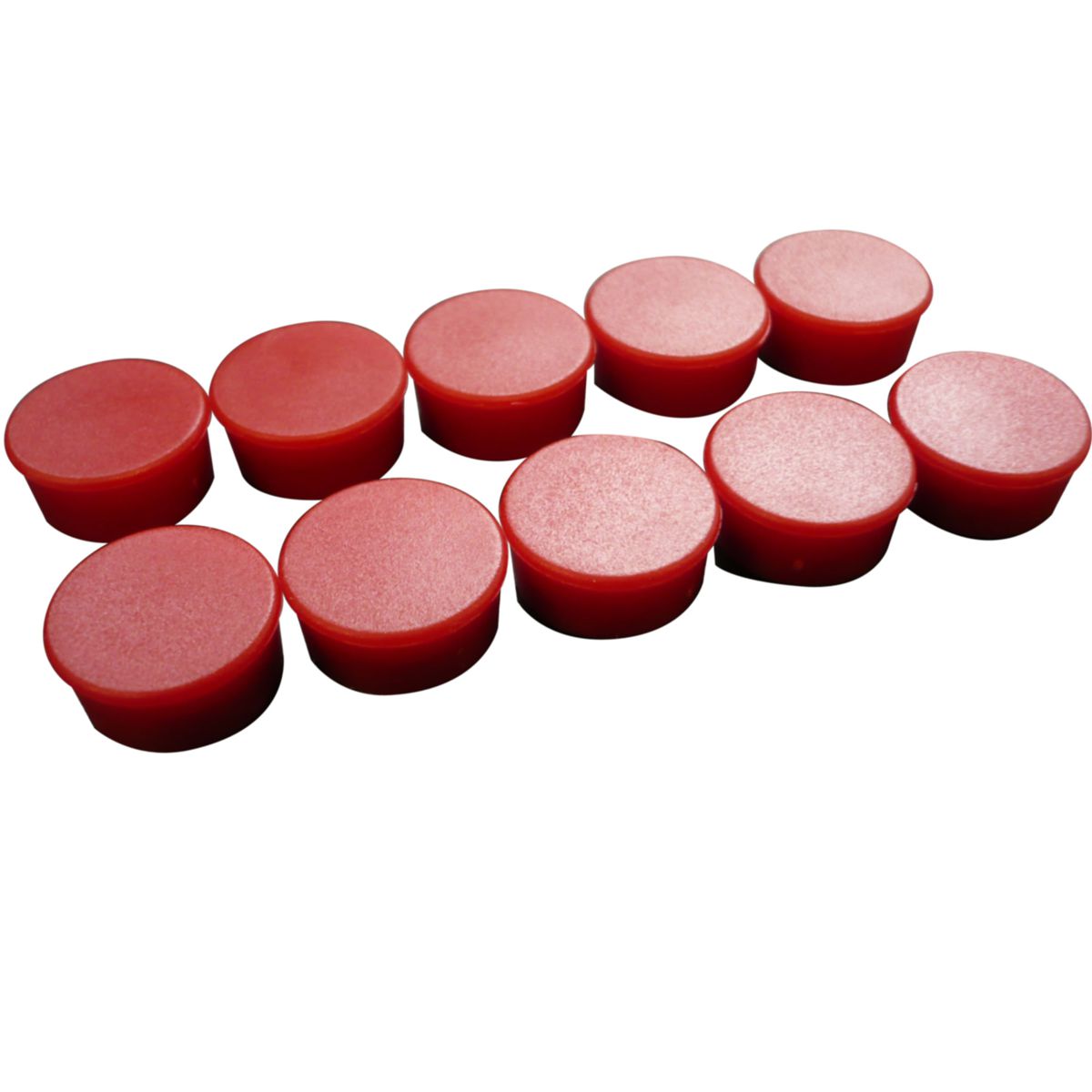 Magnete im Set, 16 mm Durchmesser, rot, 10 Stück Magnete im Set, 16 mm Durchmesser, rot, 10 Stück