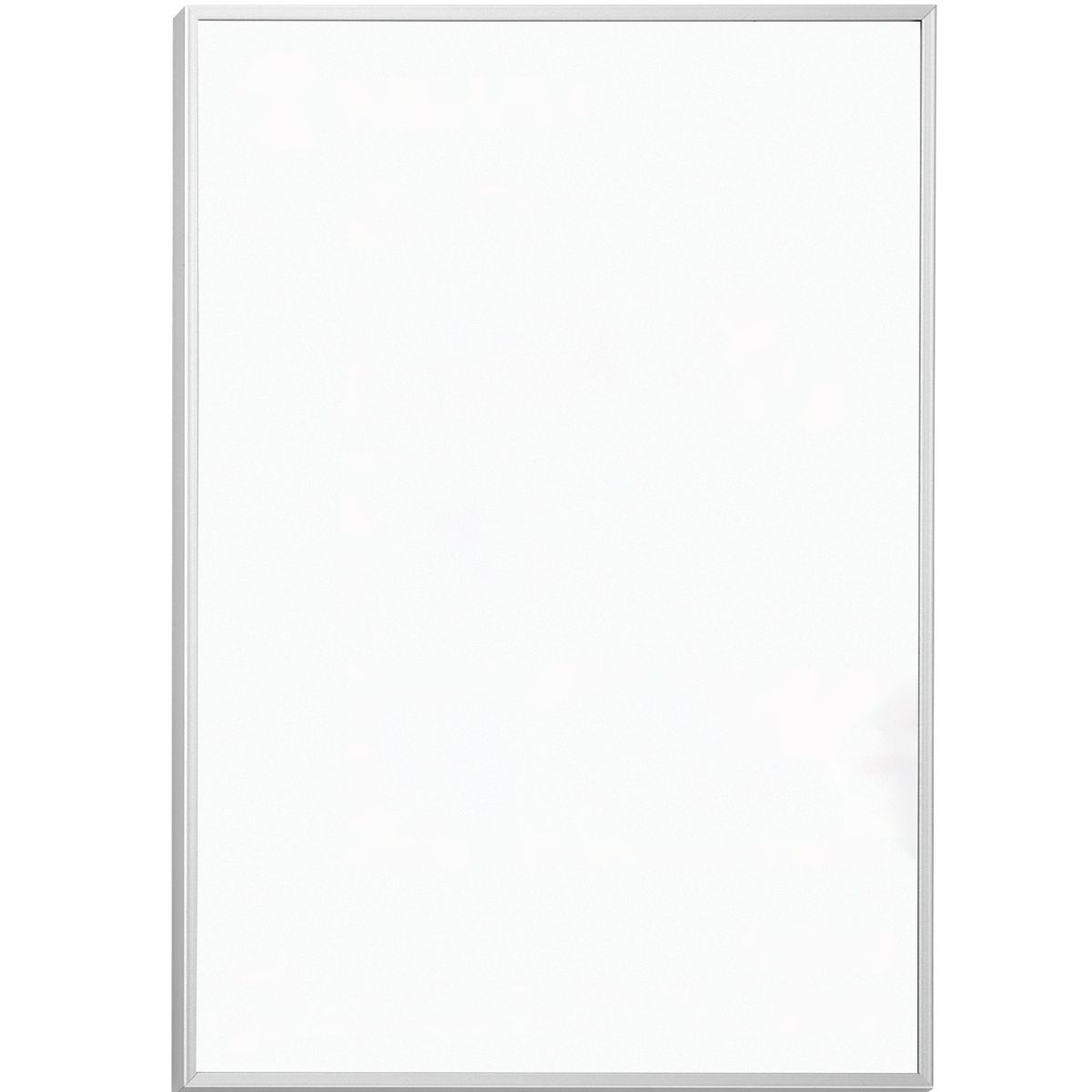 Türschild, Modell Madrid, ~ DIN A5, Silber, Hochformat, Schraub- oder Klebemontage