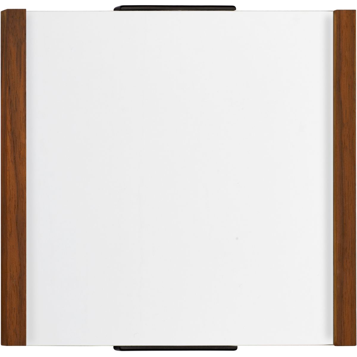 Türschild, Modell LMH, 148 x 160 mm (H x B), seitlicher Rahmen aus Nussbaum