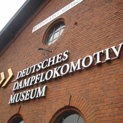 Dampflokmuseum Beschilderung