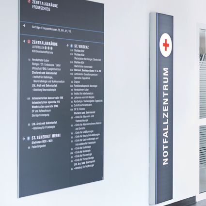 Beschilderung Krankenhaus Leitsystem Beschilderung Krankenhaus Leitsystem