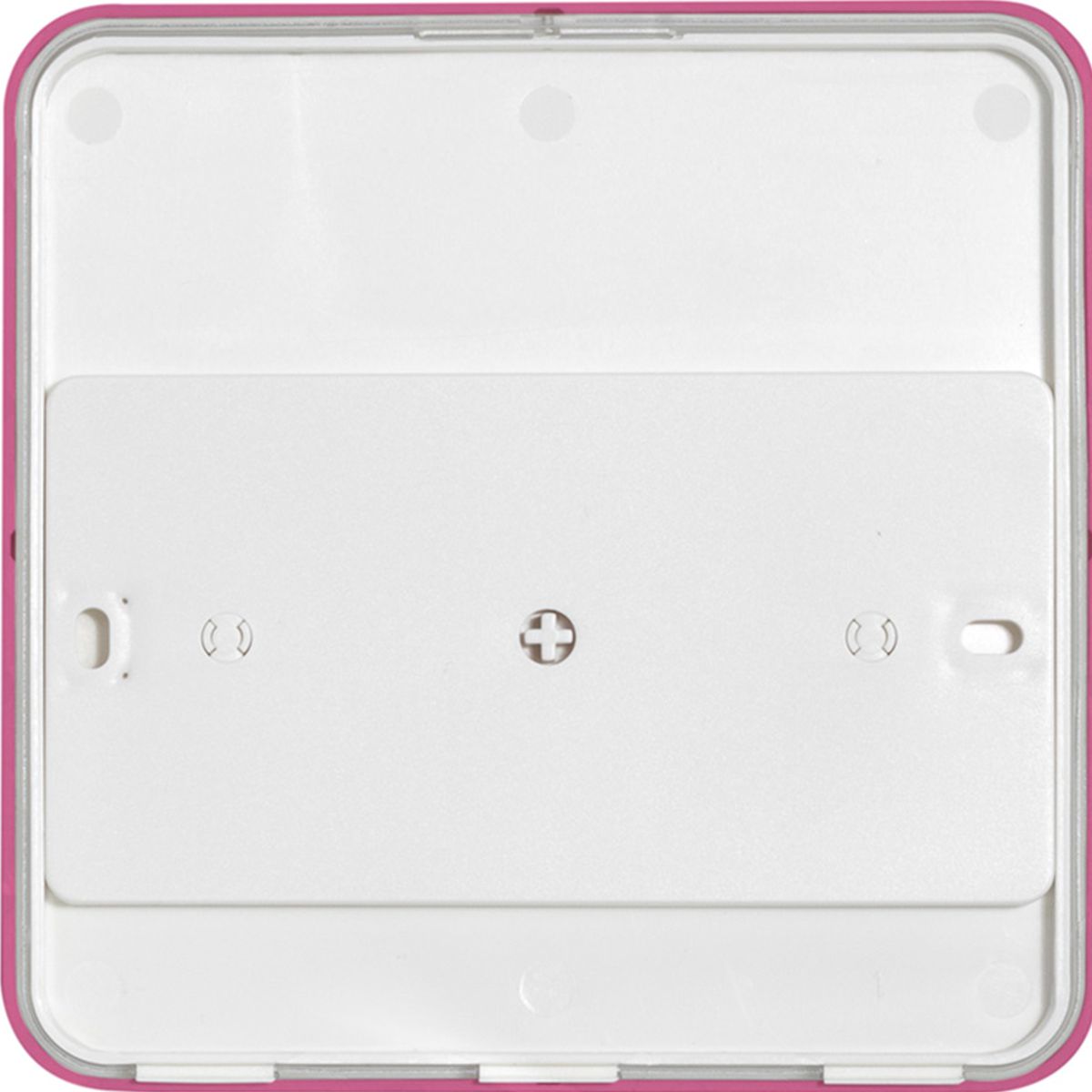 Türschild, Modell Maxi, 150 x 150 mm, inkl. Rahmen (Pink)