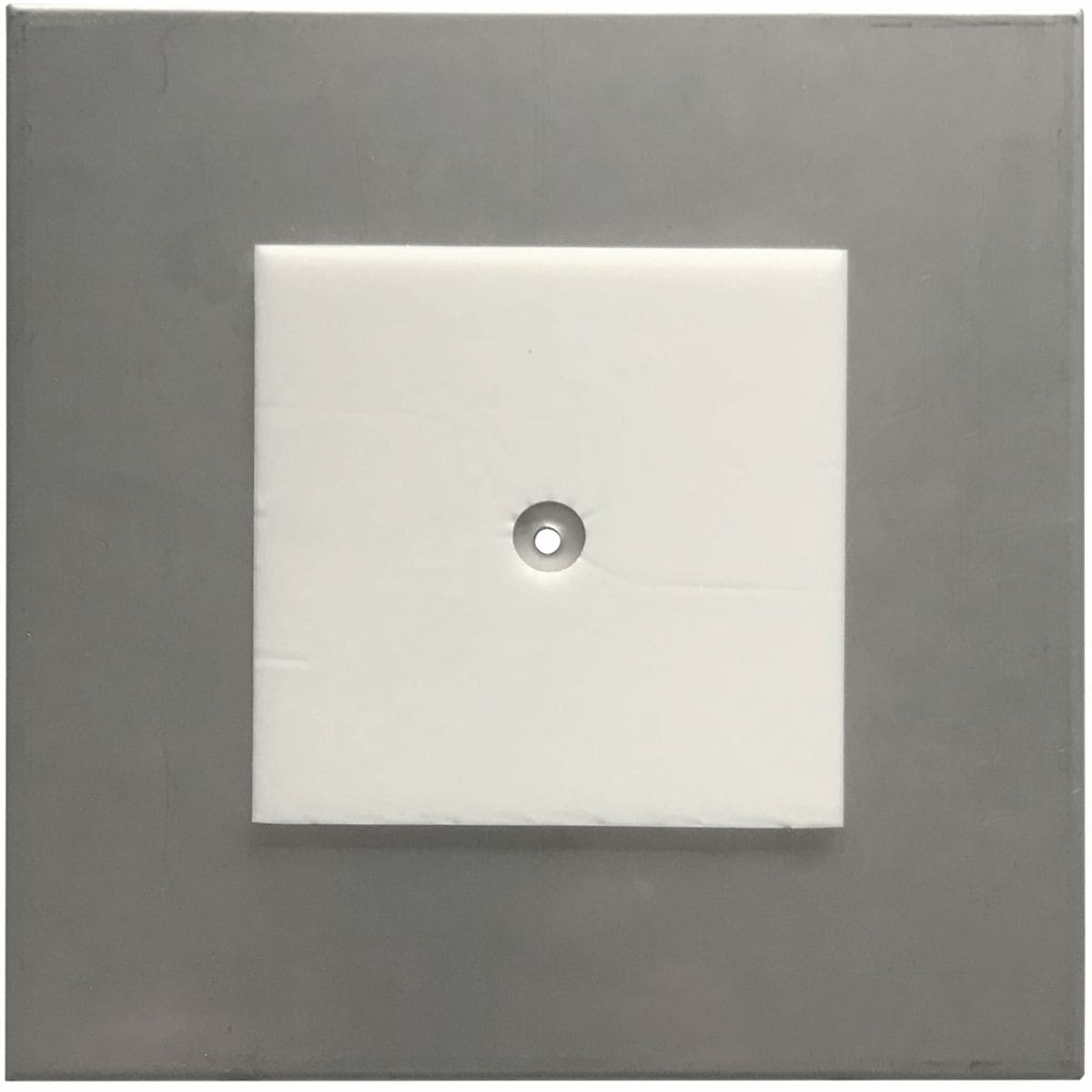 Türschild, Modell Rio, 150 x 150 mm, Silber, Klebemontage