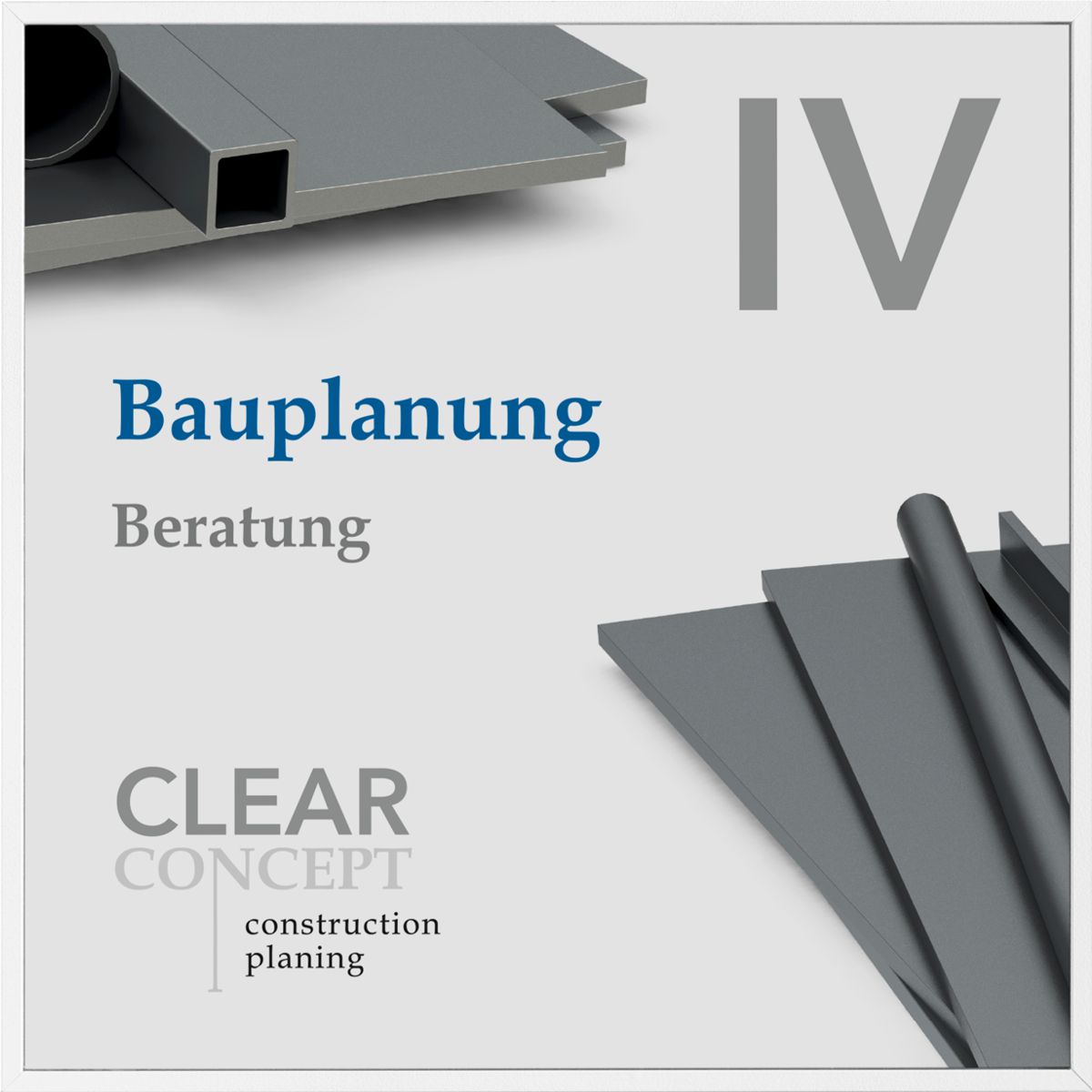 Türschild, Modell Madrid, 150 x 150 mm, Weiß, Klebemontage