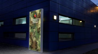 Außenaufsteller des Karrierecenters der Bundeswehr Außenaufsteller des Karrierecenters der Bundeswehr