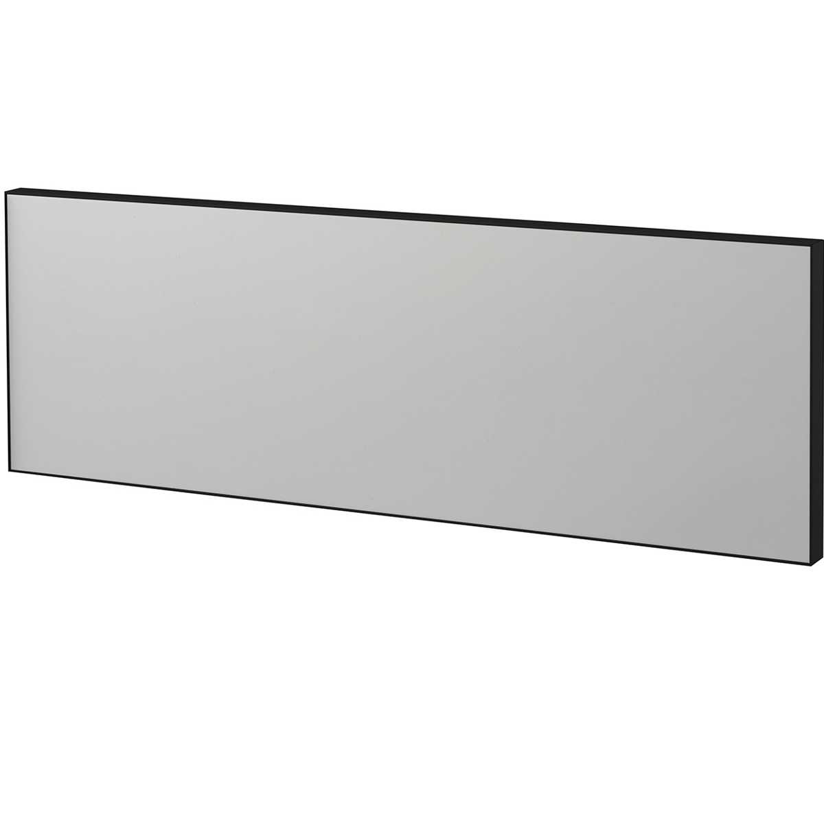 Fahnenschild (Nasenschild), Modell Madrid, 150 x 450 mm (H x B), Schwarz, Beschriftung direkt