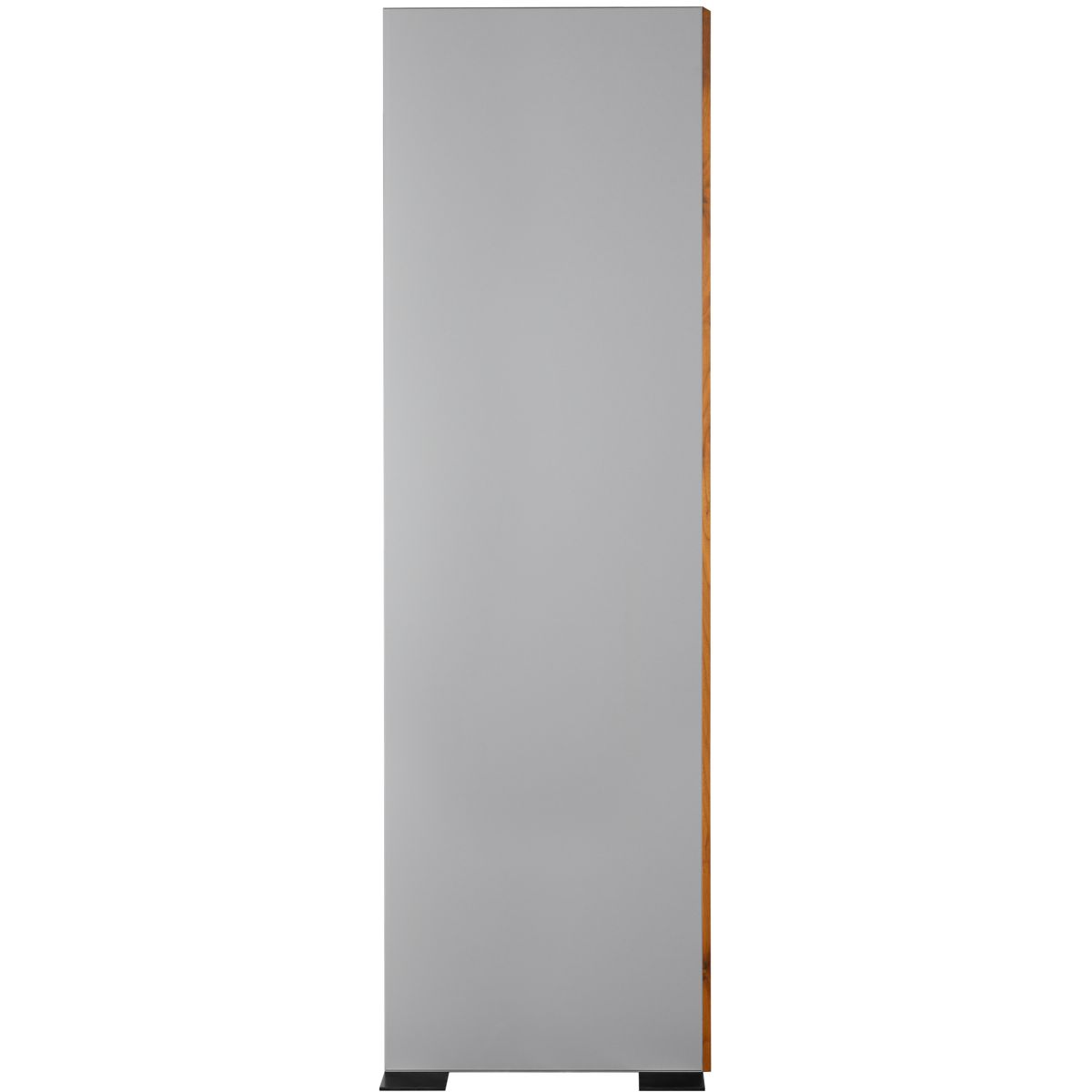 Innenaufsteller (Infostele), Modell LMH, 2.000 x 600 mm (H x B), Silber, Eiche