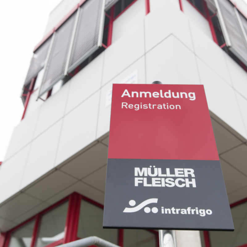 Logistikzentrum Laichingen Wegeleitsystem Madrid