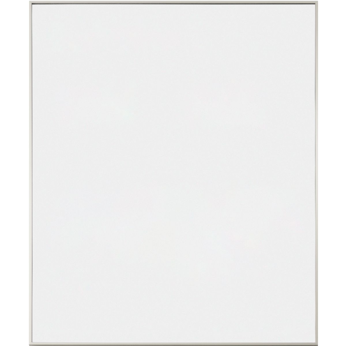 Wandschild, Modell Madrid, ~ DIN A3, Hochformat, Silber, Beschriftung mit Einleger, Entnahmesicher