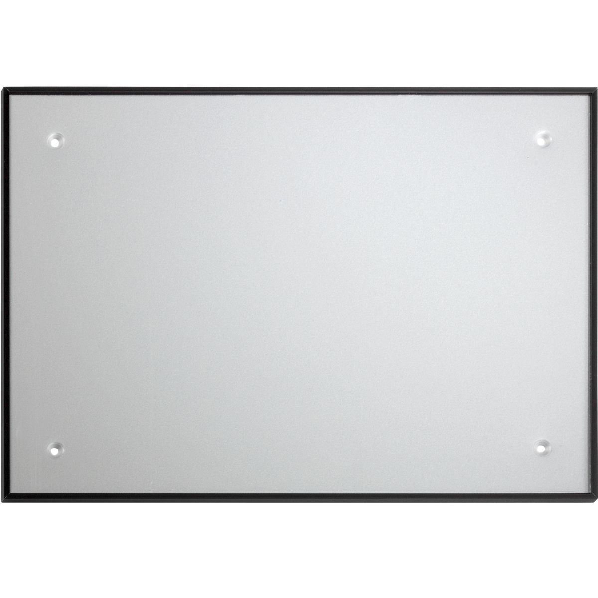 Wandschild, Modell Madrid, ~ DIN A4, Querformat, Schwarz, Beschriftung mit Einleger