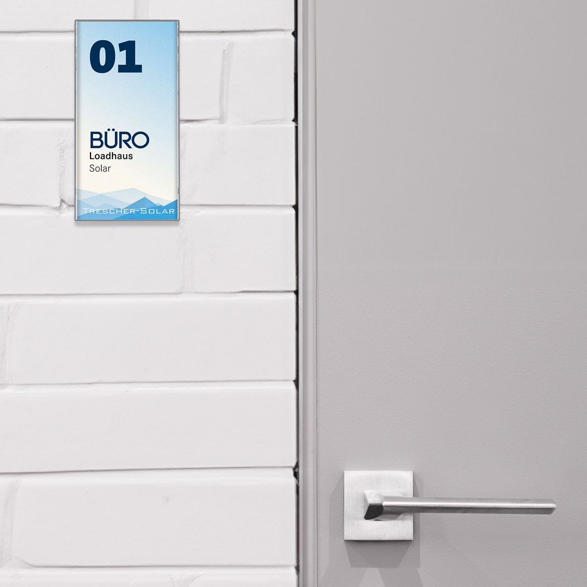 Türschilder, Modell Kairo Easy, 75 x 150 mm (H x B), Grau, 10 Stück in einer Packung Türschilder, Modell Kairo Easy, 75 x 150 mm (H x B), Grau, 10 Stück in einer Packung