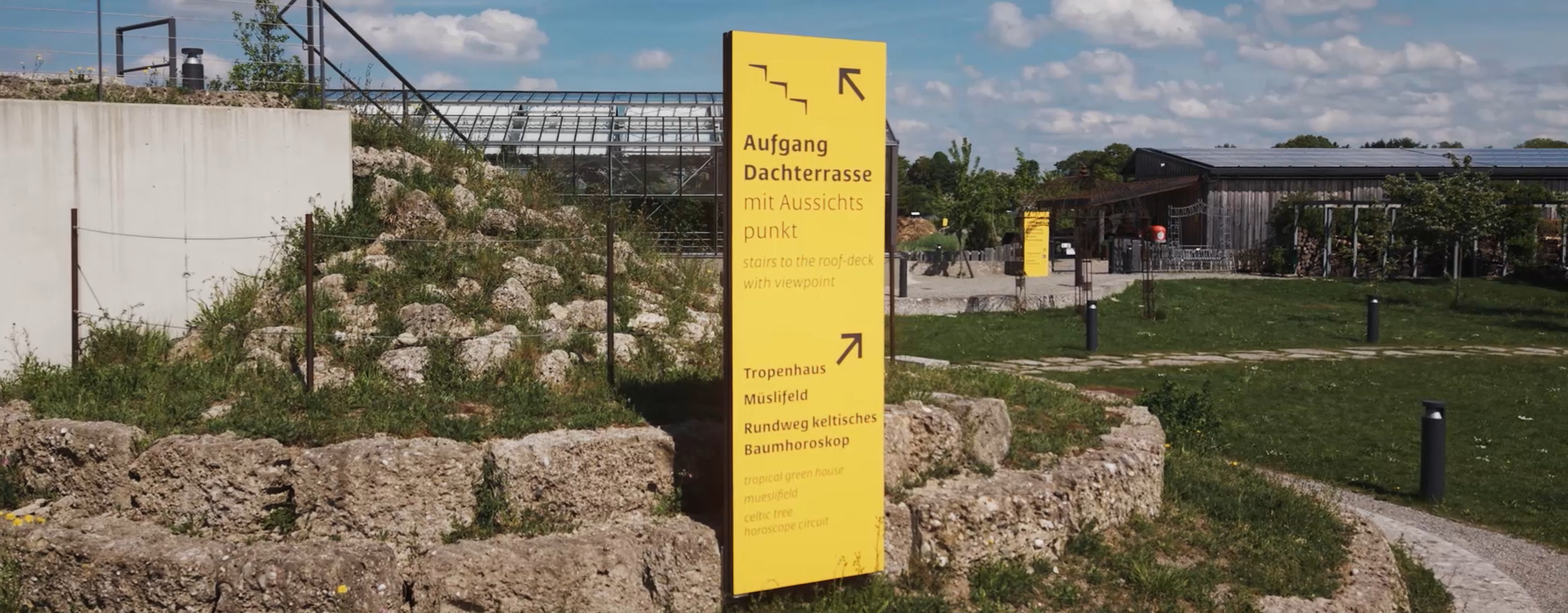 Aussenaufsteller rapsgelb Moedel Amberg