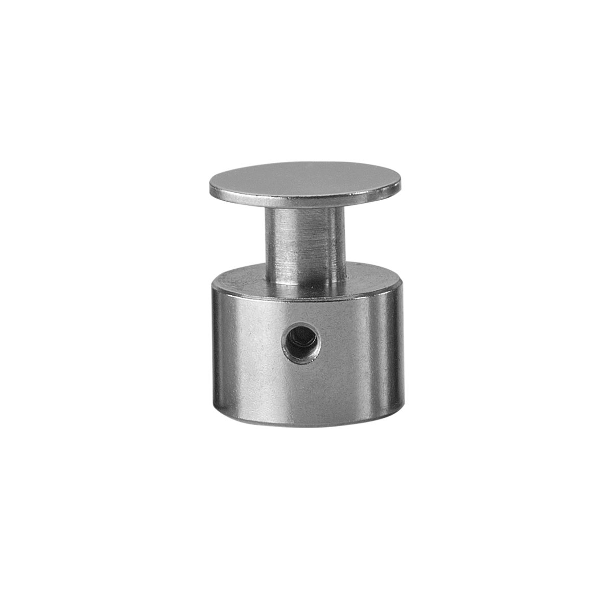 Abstandhalter aus Edelstahl, Silber, 15 mm Wandabstand, Schraubmontage, Schildstärke 10 - 12 mm