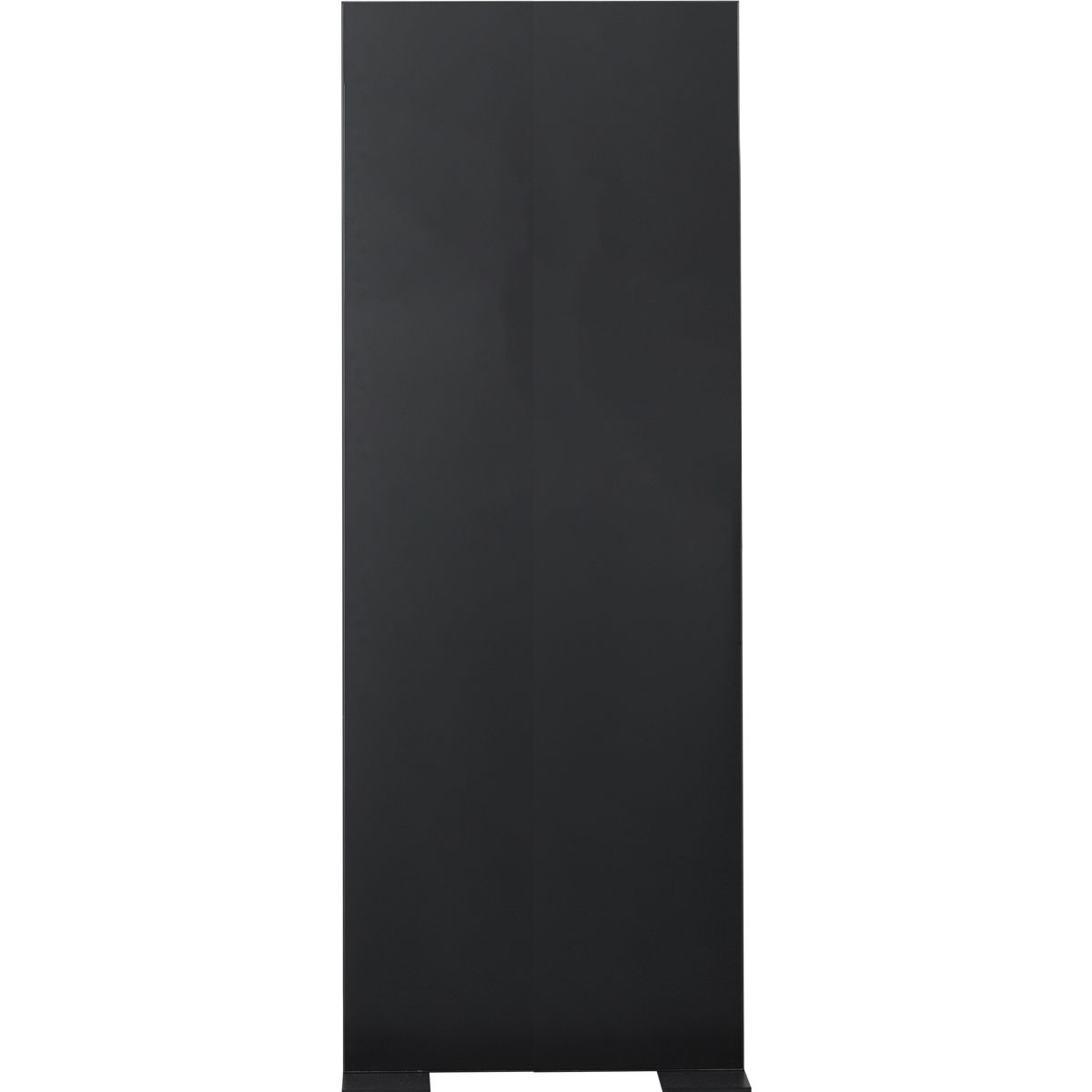 Innenaufsteller (Infostele), Modell Madrid, 2.000 x 730 mm (H x B), Schwarz