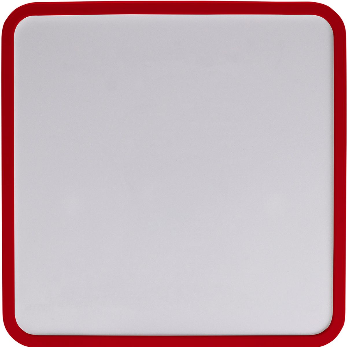 Türschild, Modell Maxi, 150 x 150 mm, inkl. Rahmen (Mittelrot)