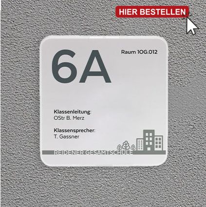 Büroschilder Modell Maxi Büroschilder Modell Maxi
