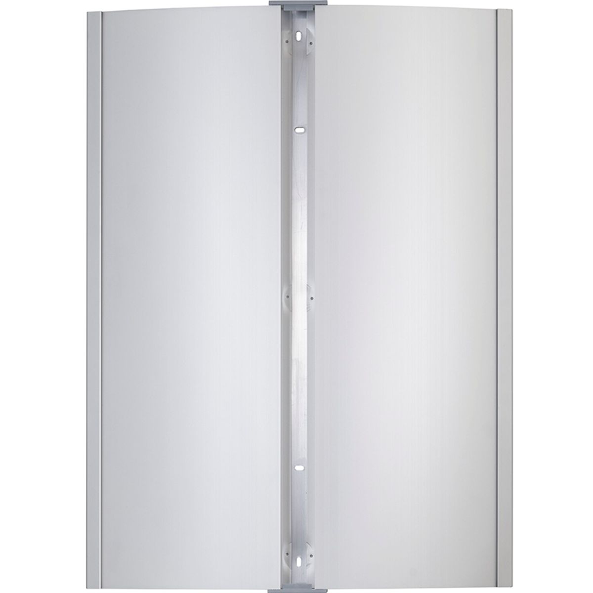 Wandschild, Modell Frankfurt, ~DIN A2 Hochformat, Silber