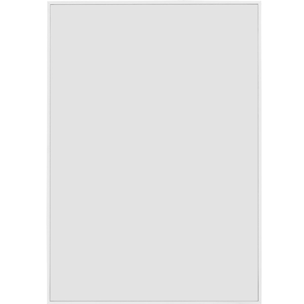 Wandschild, Modell Madrid, ~ DIN A4, Hochformat, Weiß, Beschriftung mit Einleger