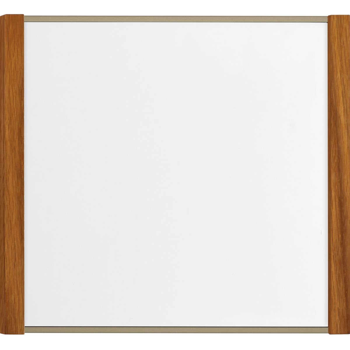Türschild, Modell LMH, 150 x 160 mm (H x B), Rahmen aus Aluminium (Bronze) und Holz (Eiche)