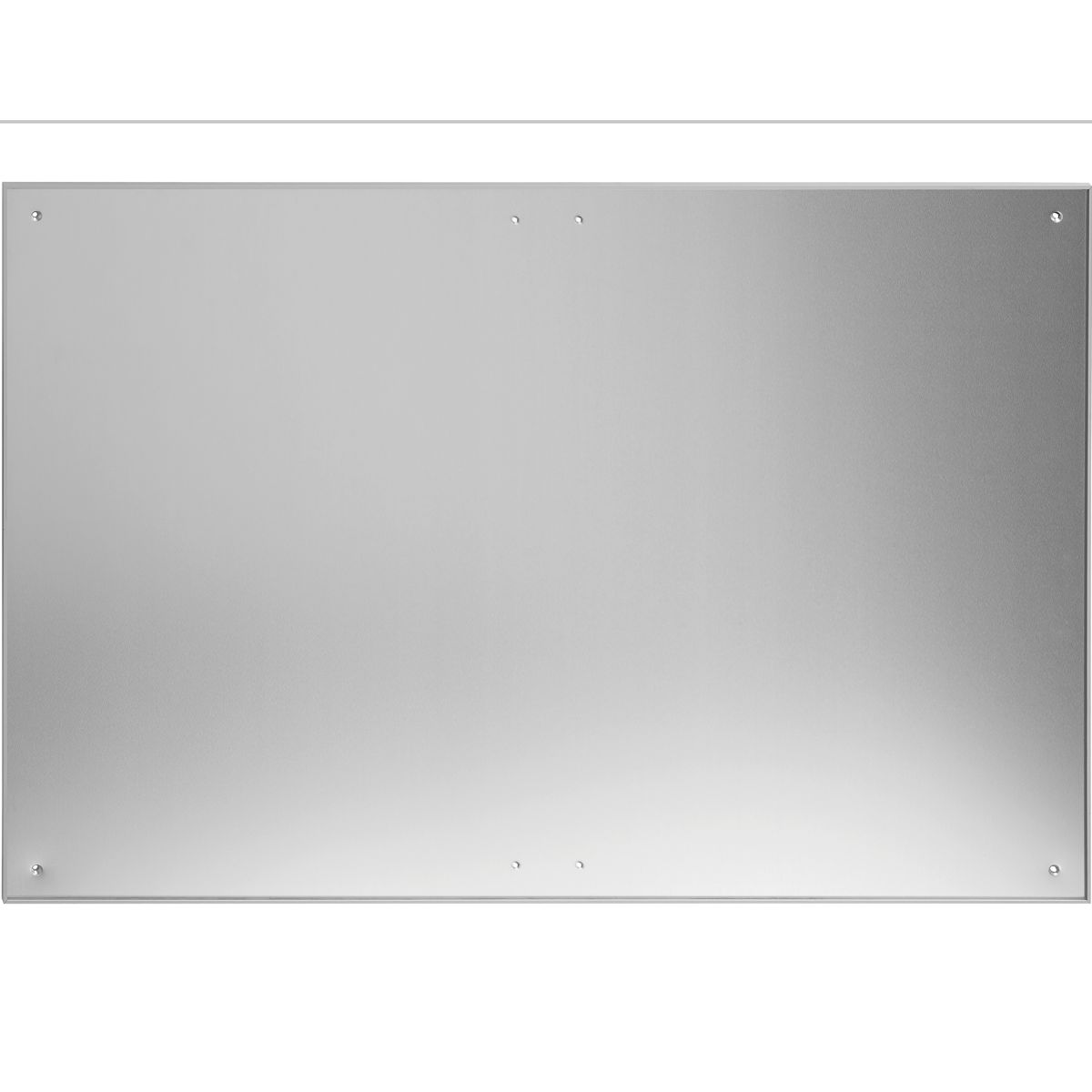 Wandschild, Modell Madrid, ~ DIN A1, Querformat, Silber, Beschriftung mit Einleger