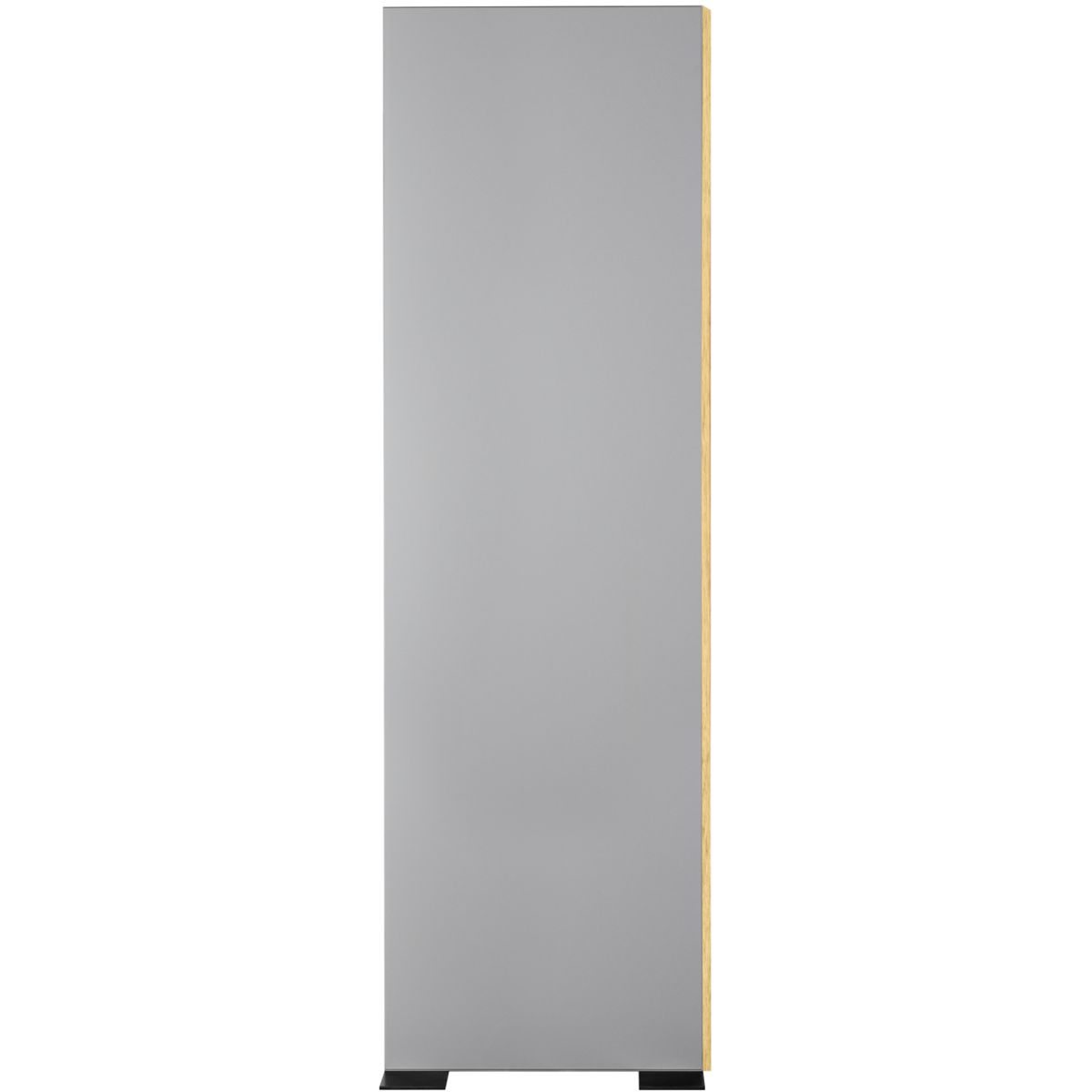 Innenaufsteller (Infostele), Modell LMH, 2.000 x 600 mm (H x B), Silber, Ahorn