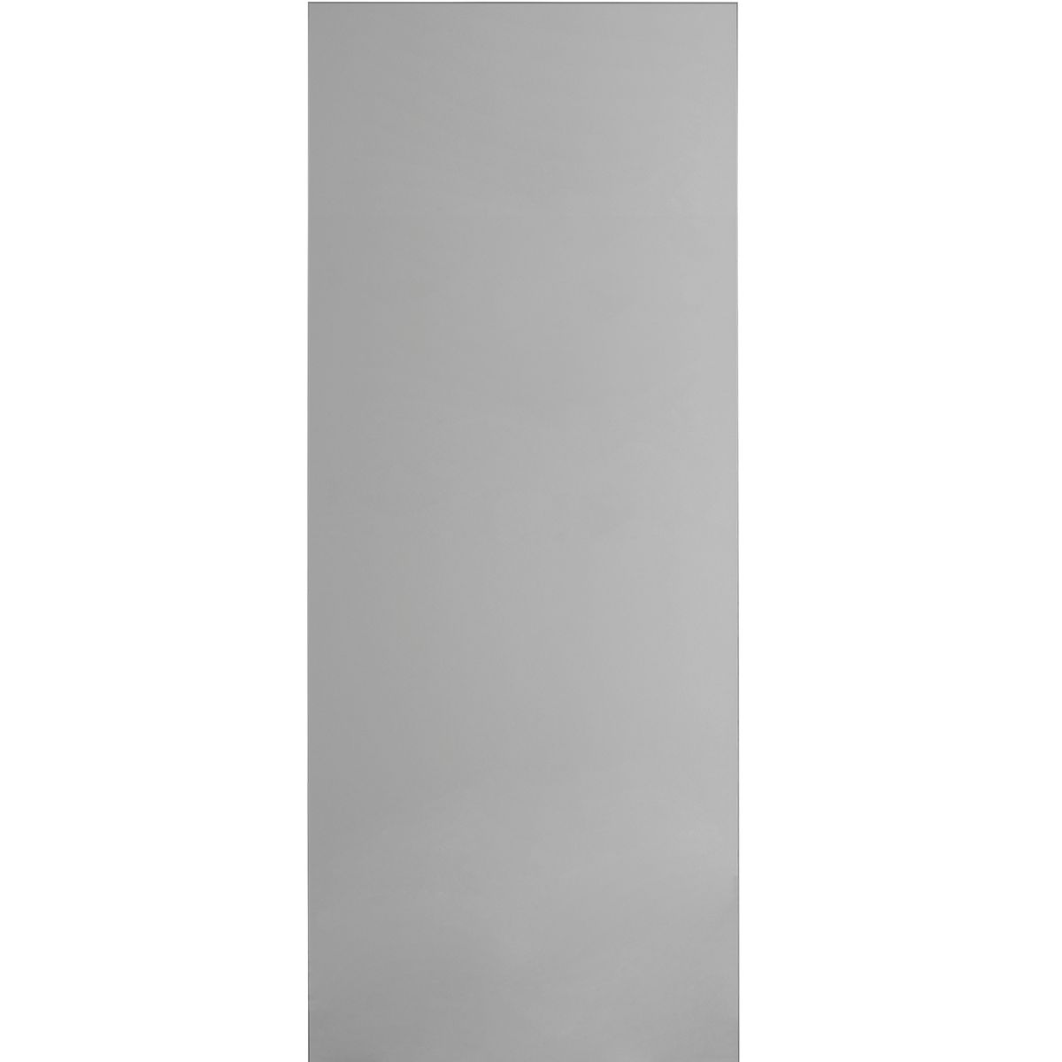Außenaufsteller, Modell Madrid, 2.500 x 1.000 x 80 mm (H x B x T), Hochformat, Silber, zum Einbetonieren