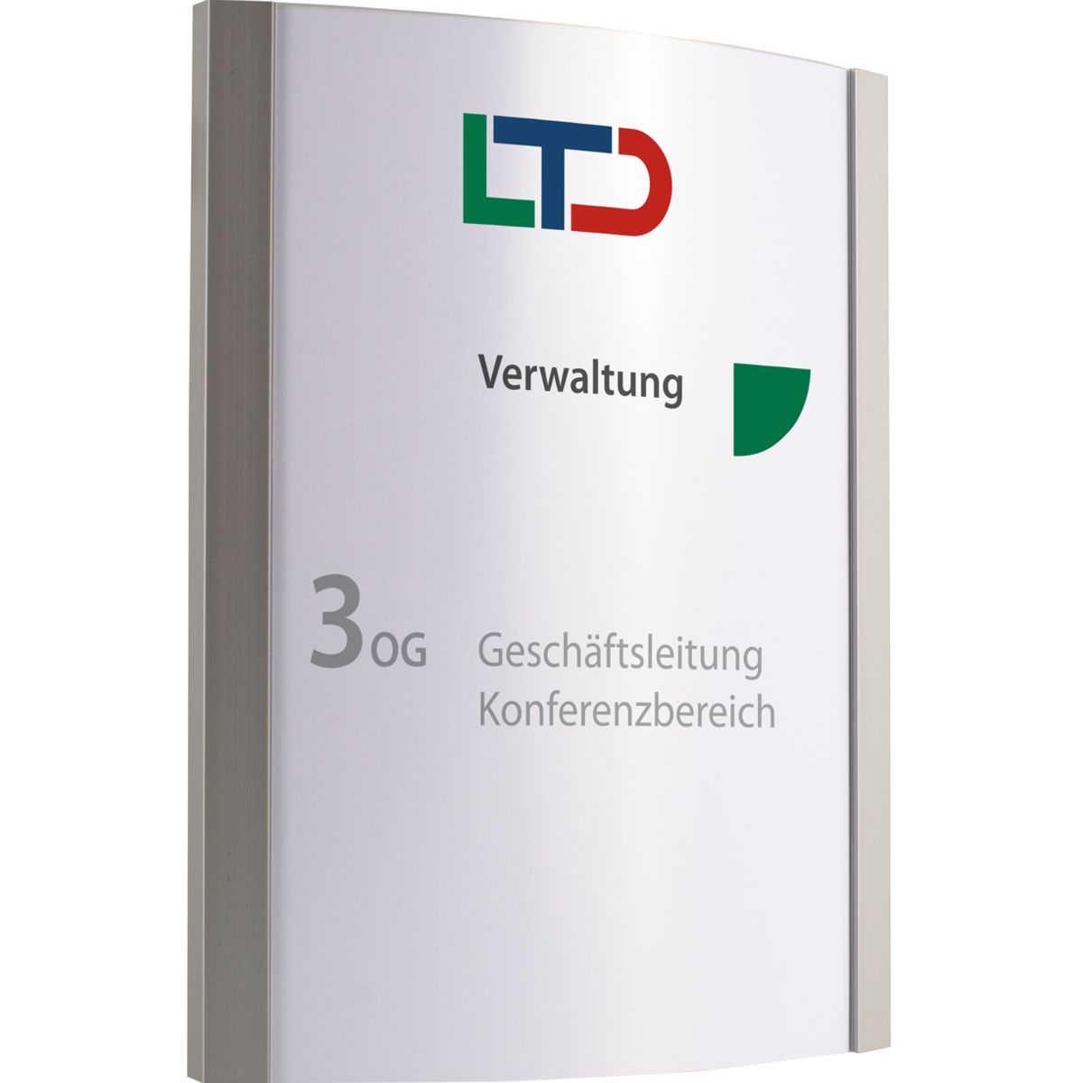 Wandschild, Modell Orlando, DIN A4, Hochformat