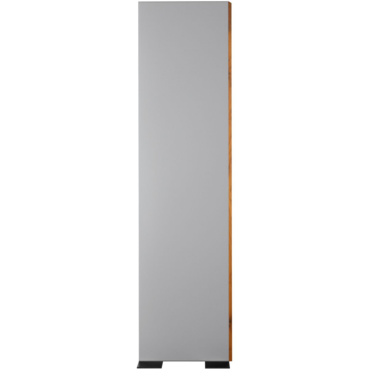 Innenaufsteller (Infostele), Modell LMH, 1.800 x 450 mm (H x B), Silber, Eiche