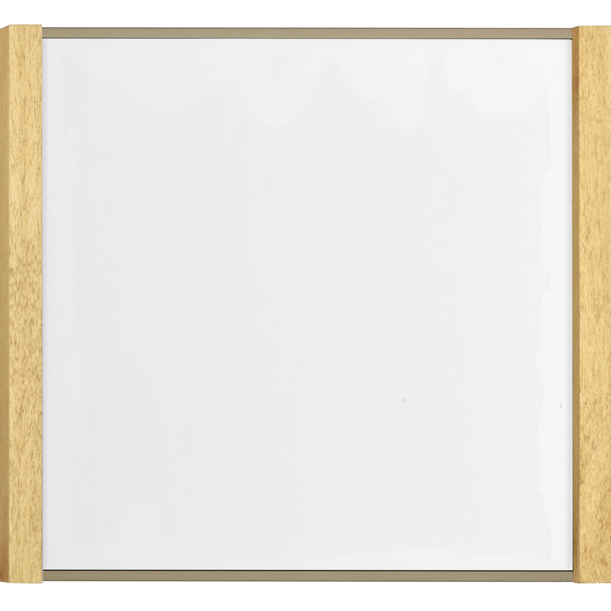 Türschild, Modell LMH, 150 x 160 mm (H x B), Rahmen aus Aluminium (Bronze) und Holz (Ahorn)