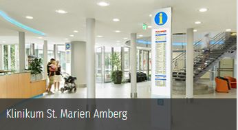 Beschilderung Krankenhaus Leitsystem St. Marien Amberg Beschilderung Krankenhaus Leitsystem St. Marien Amberg