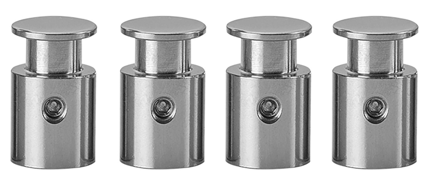 Türschild, Modell Galerie, ESG, 75 x 150 mm (H x B), 2 Abstandhalter (15 mm Wandabstand, mit Bolzen)