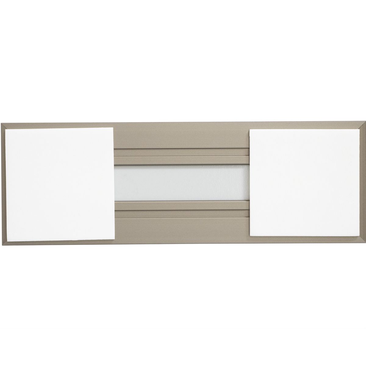 Frei Besetzt Schild, Modell Madrid, 50 x 150 mm (H x B), Bronze, Sprachen: deutsch, englisch, französisch, spanisch und italienisch