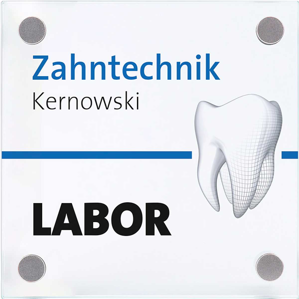 Moedel Medic Türschild, ESG, 150 x 150 mm, für Innen