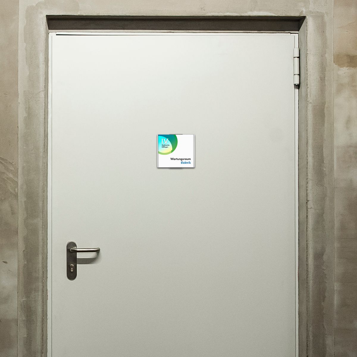 Türschild, Modell Oslo 150, 148 x 151 mm (H x B)