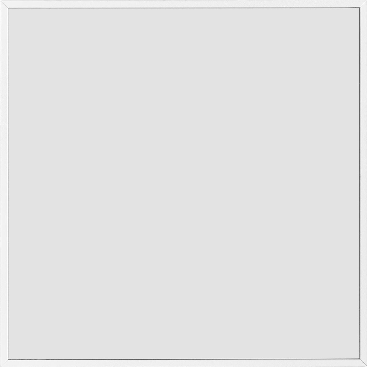 Türschild, Modell Madrid, 150 x 150 mm, Weiß, Klebemontage