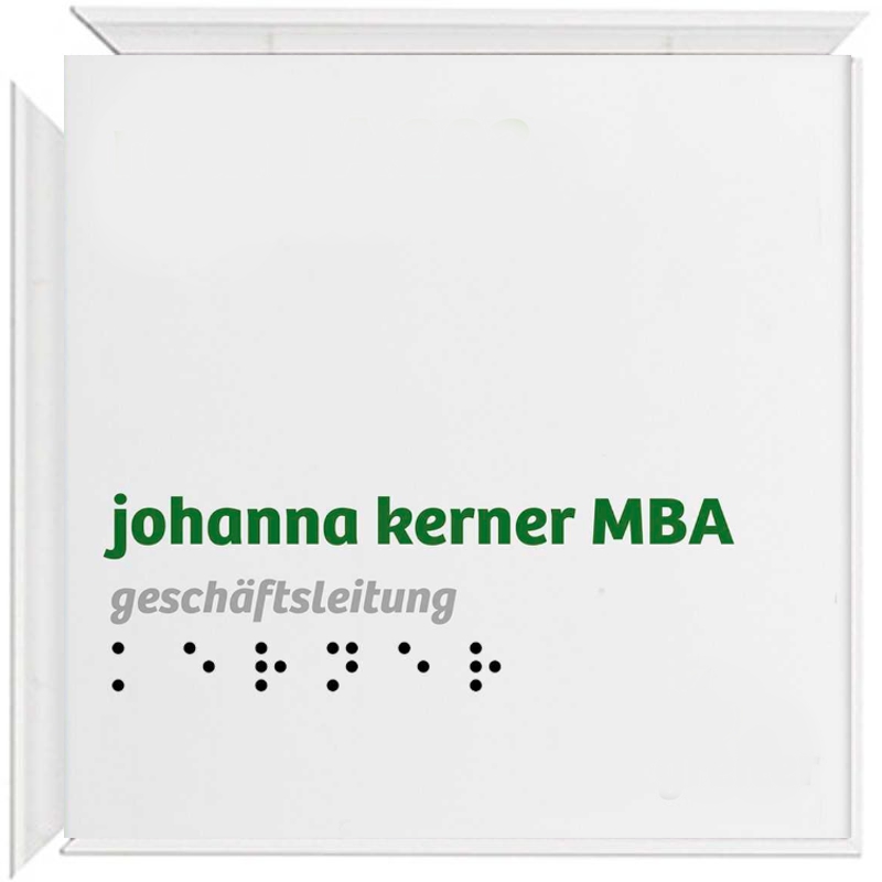 Taktiles Türschild Modell Madrid Plus