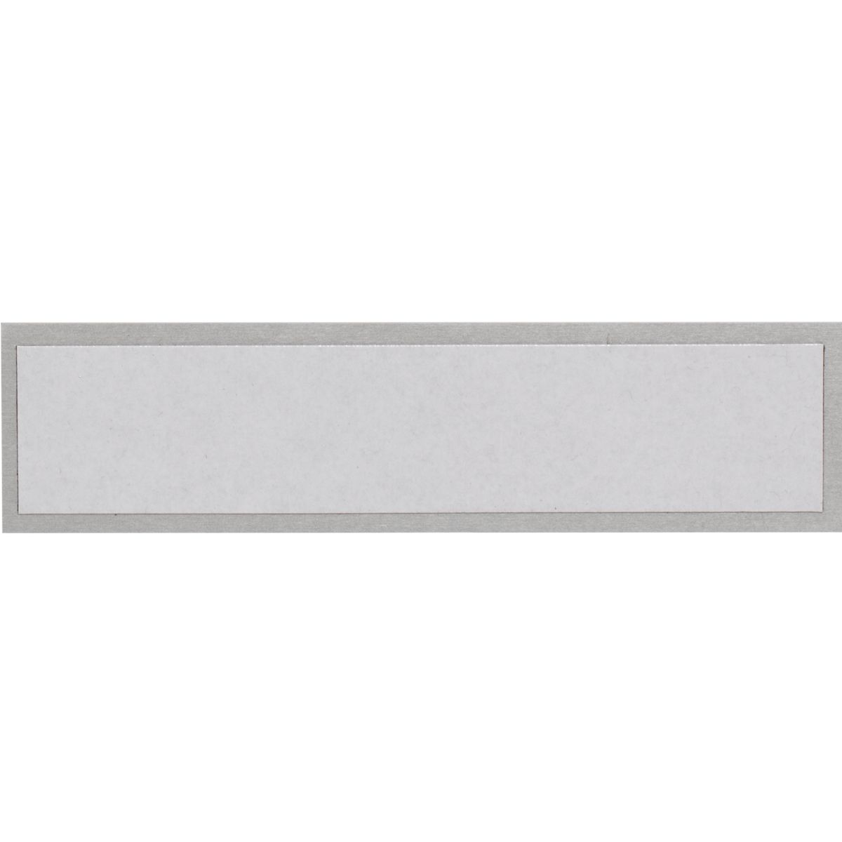 WC Schild Damen aus Aluminium, Silber, 40 x 160 mm (H x B), Klebemontage