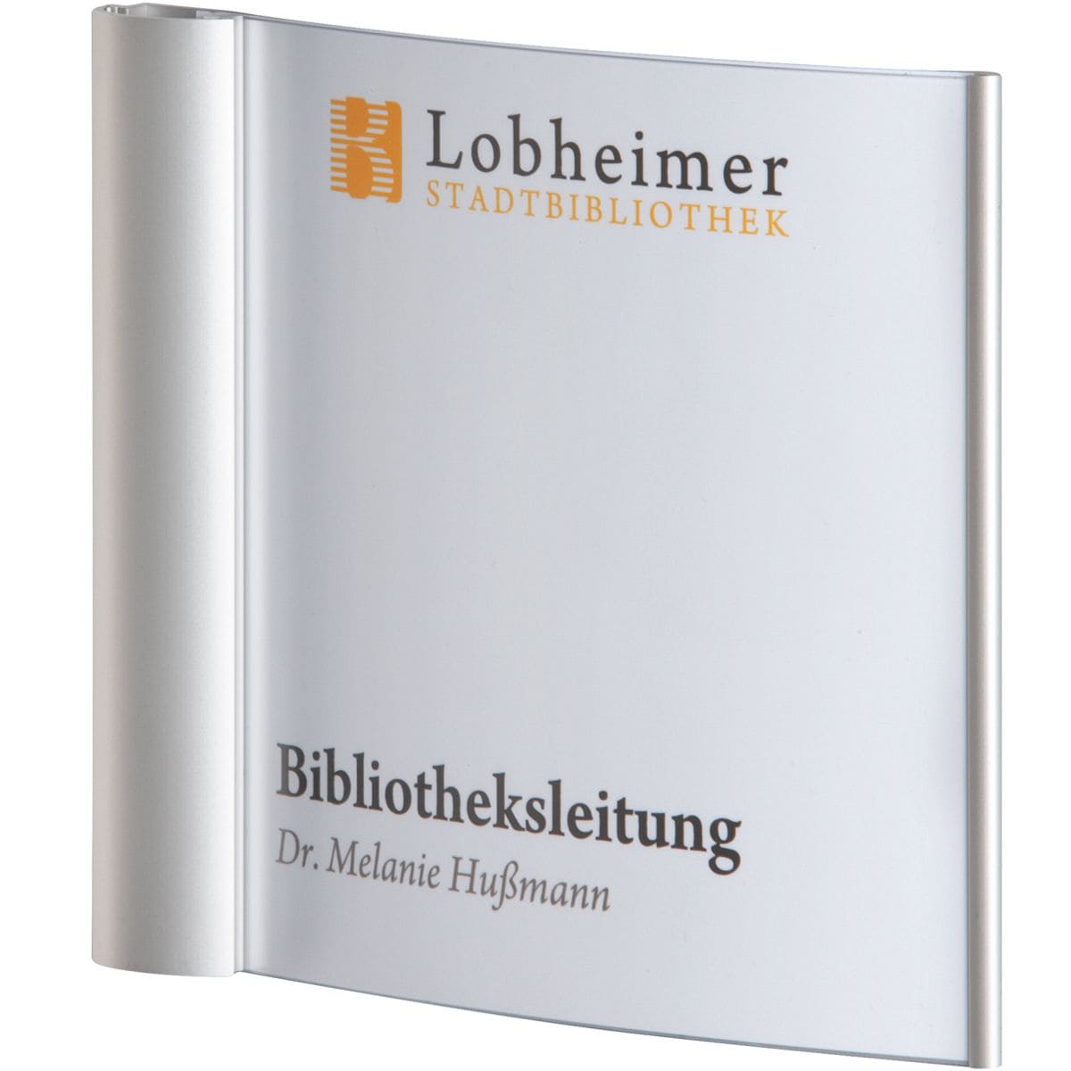 Türschild, Modell Sydney, 148 x 167 mm (H x B), Silber, Schraubmontage Türschild, Modell Sydney, 148 x 167 mm (H x B), Silber, Schraubmontage
