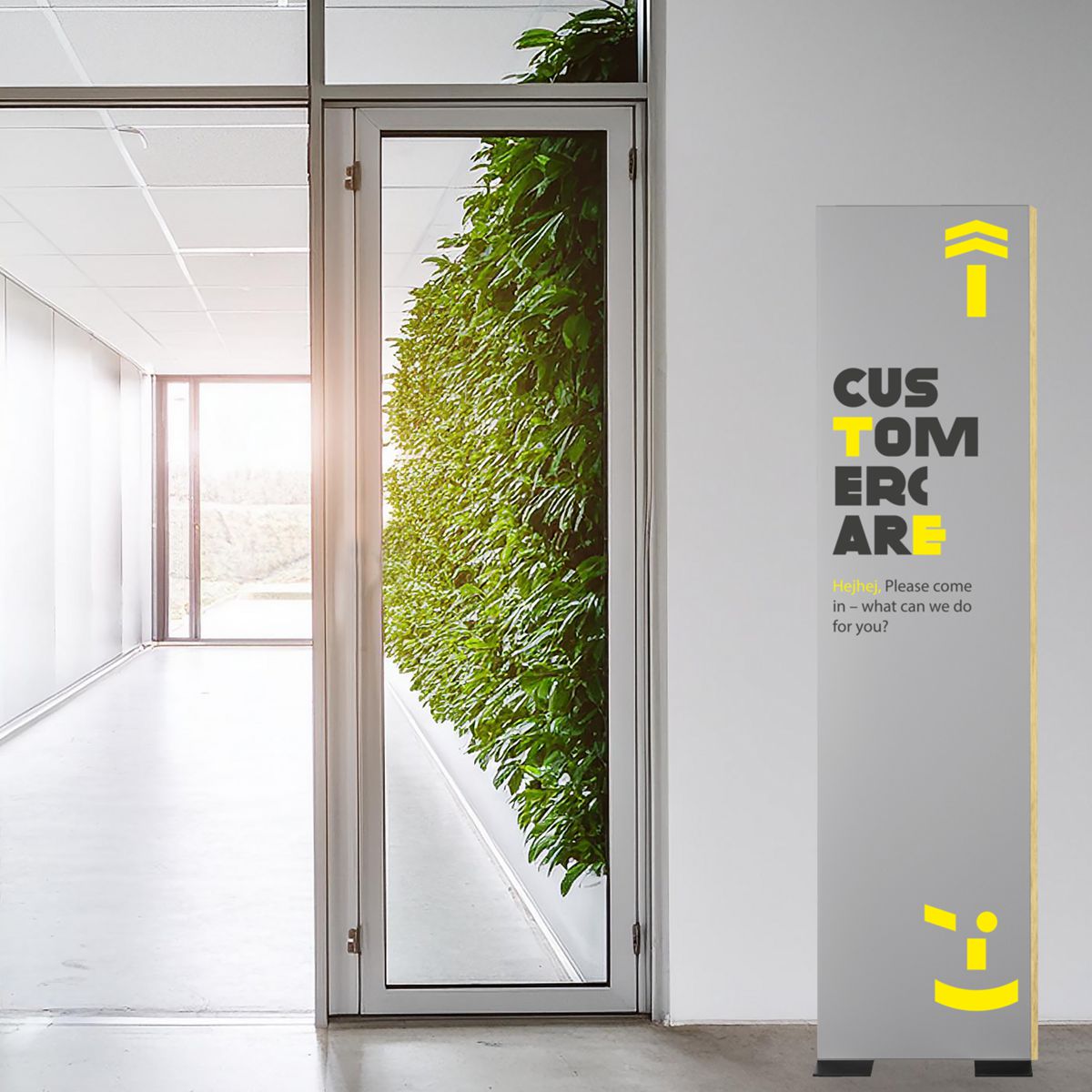 Innenaufsteller (Infostele), Modell LMH, 1.800 x 450 mm (H x B), Silber, Ahorn Innenaufsteller (Infostele), Modell LMH, 1.800 x 450 mm (H x B), Silber, Ahorn