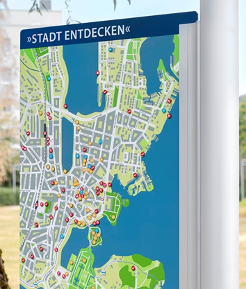 Großer Beschriftungsträger