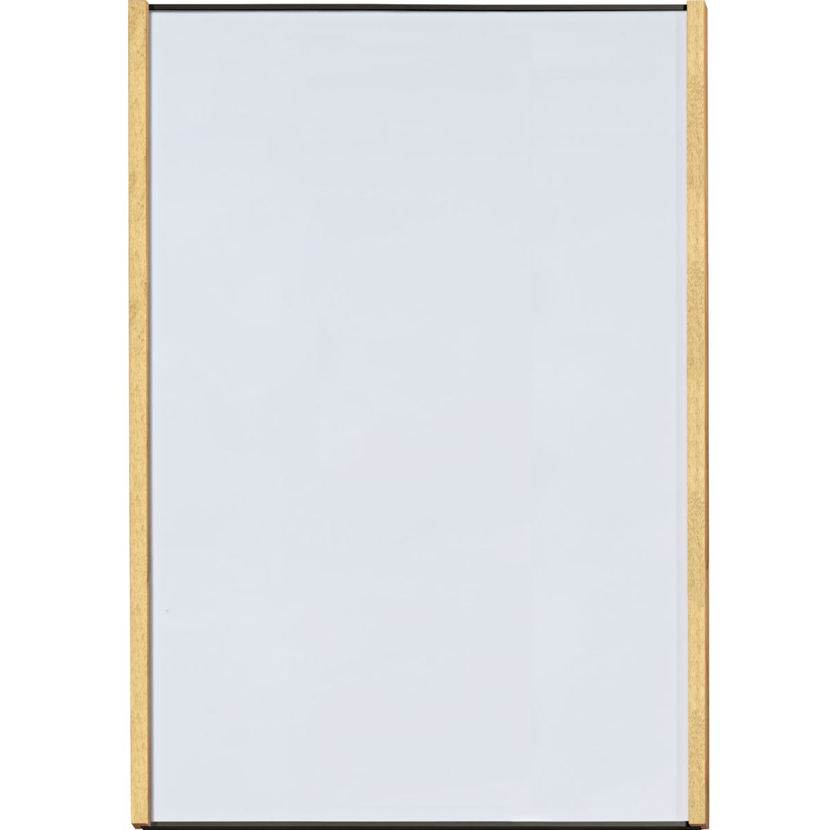 Wandschild, Modell LMH, ~ DIN A3, Hochformat, Holzrahmen Ahorn kombiniert mit schwarzem Aluminium