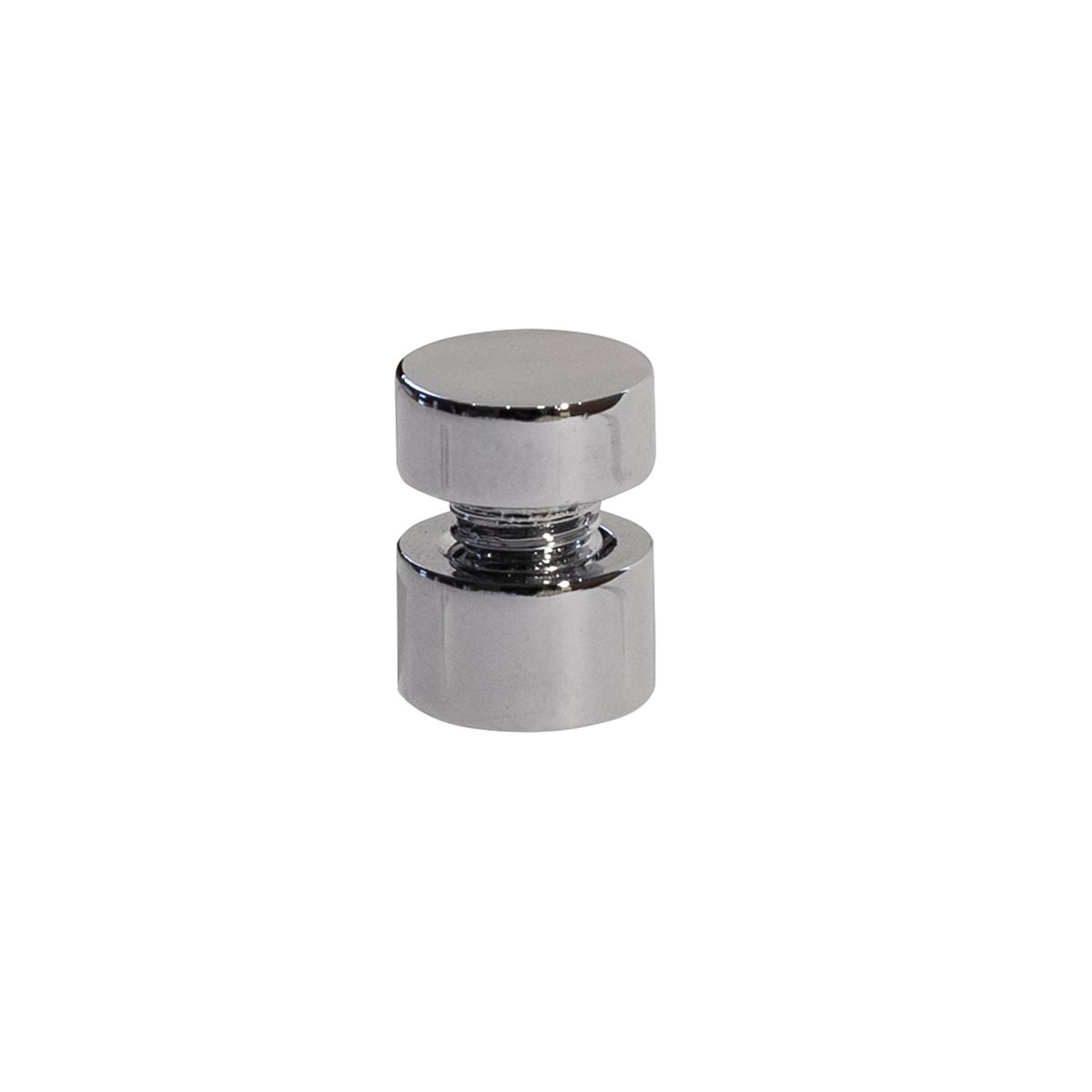 Abstandhalter aus Messing, Silber (verchromt), Schraubmontage Abstandhalter aus Messing, Silber (verchromt), Schraubmontage