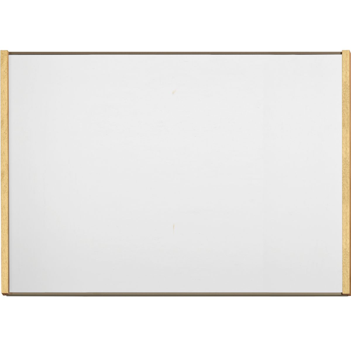 Wandschild, Modell LMH, ~ DIN A3, Querformat, Holzrahmen Ahorn kombiniert mit bronzefarbenem Aluminium