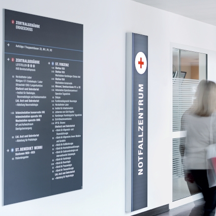 Krankenhaus Barmherzig Wandschilder Moedel