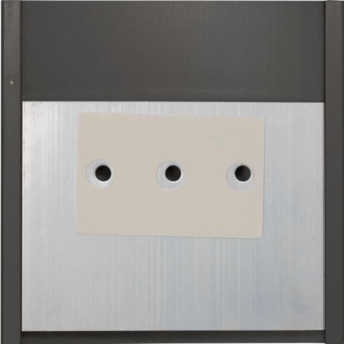 Türschild, Modell Orlando, 148 x 148 mm, Schwarz