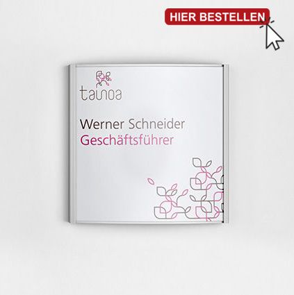 Türschilder Büro austauschbar und modern Modell Orlando Türschilder Büro austauschbar und modern Modell Orlando