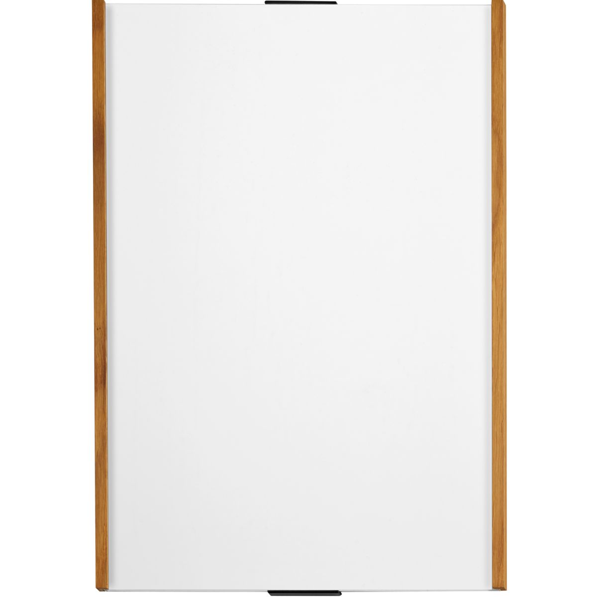 Wandschild, Modell LMH, ~ DIN A3, Hochformat, Holzrahmen Eiche, mit Kappen