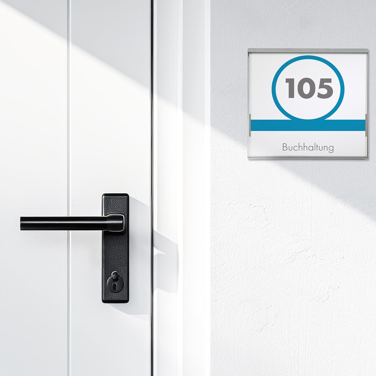 Türschild, Modell Glasgow, 150 x 150 mm Türschild, Modell Glasgow, 150 x 150 mm