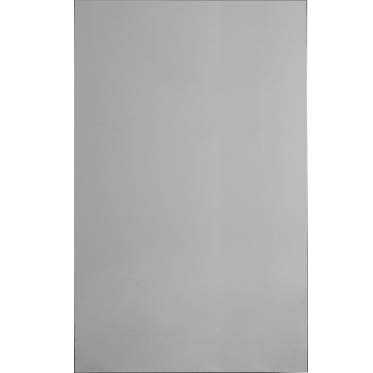 Außenaufsteller, Modell Madrid, 2.000 x 1.250 x 80 mm (H x B x T), Hochformat, Silber, zum Einbetonieren