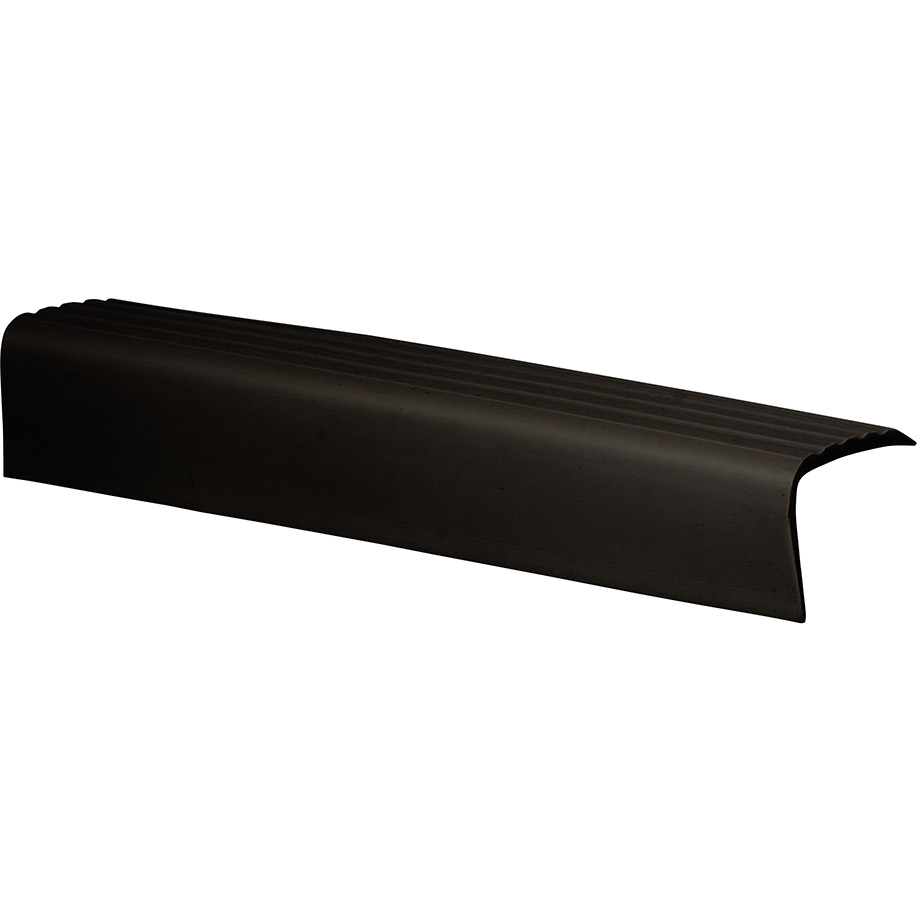 Stufenmarkierungsprofil aus PVC, Schwarz, 200 cm, ohne Kleber